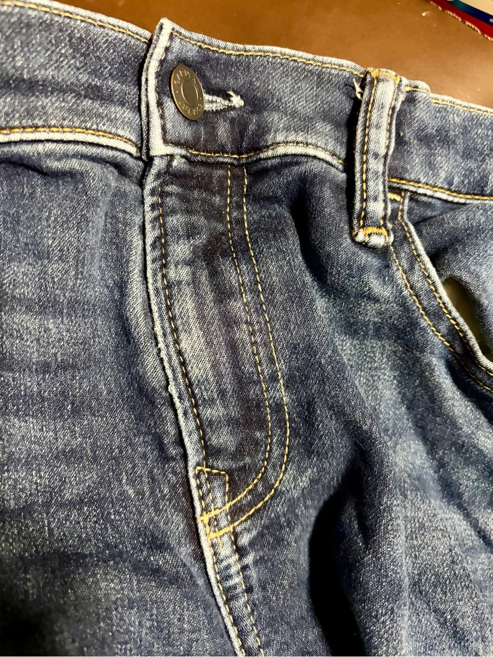 Boys Gap Kids Dark Wash Blue Denim Jeans Size 14